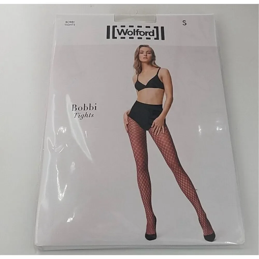 Wolford Women's Black Bobbi Tights size small new in package